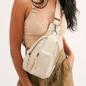 Free People Hudson Sling Bag Ivory